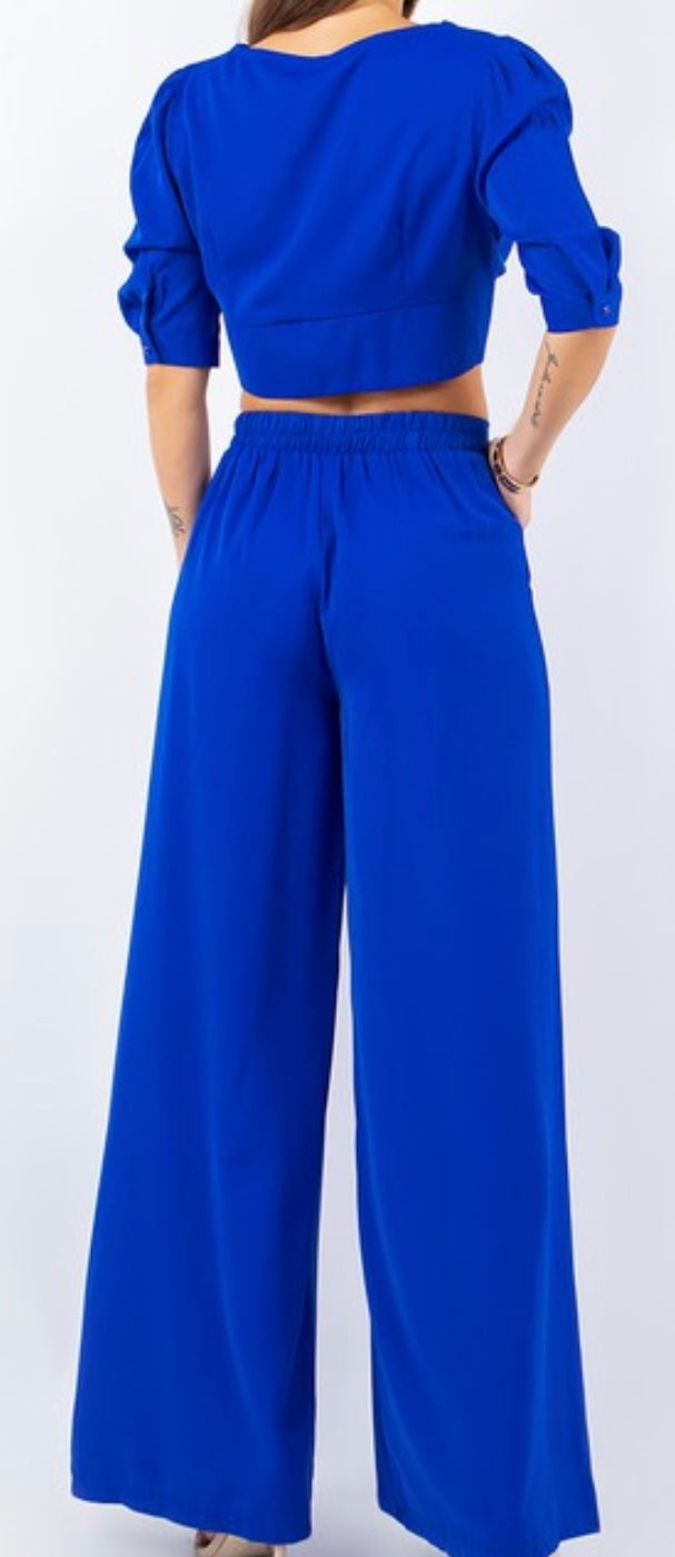 Royal blue pants