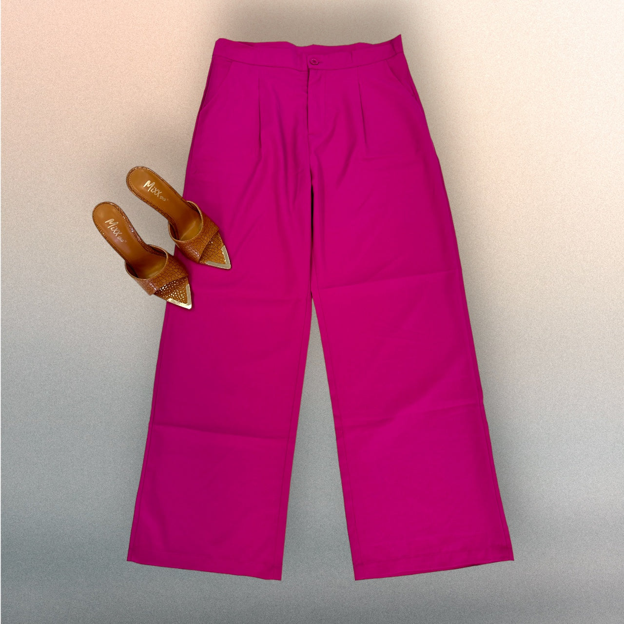 Fuchsia wide pants