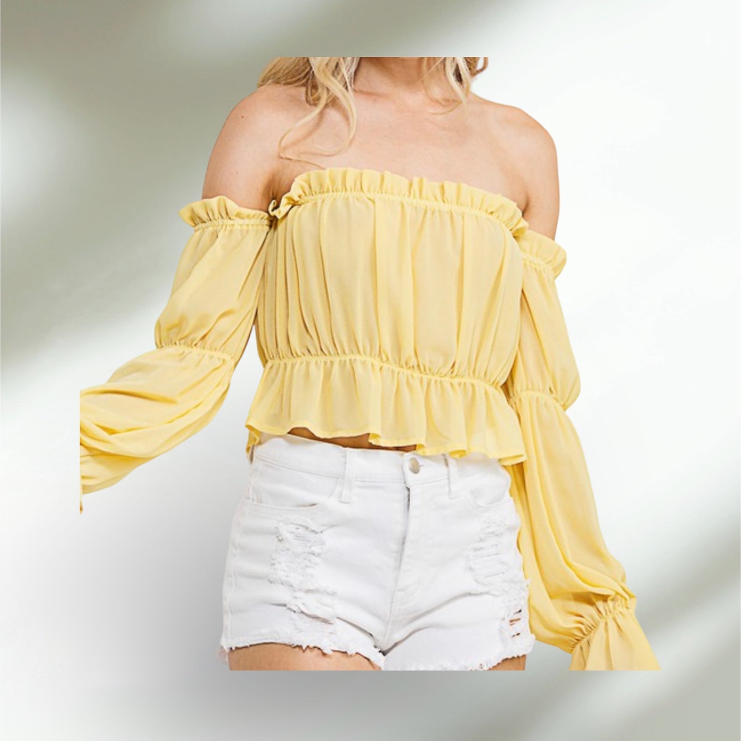 Yellow blouse